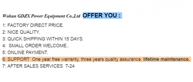 負荷タップチェンジャーの電源トランスフォーマーのための出力電流1A試験装置 14