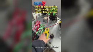 10kV 電源の巻数比の測定方法 t