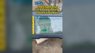 110kV 変電所GIS部分放電試験